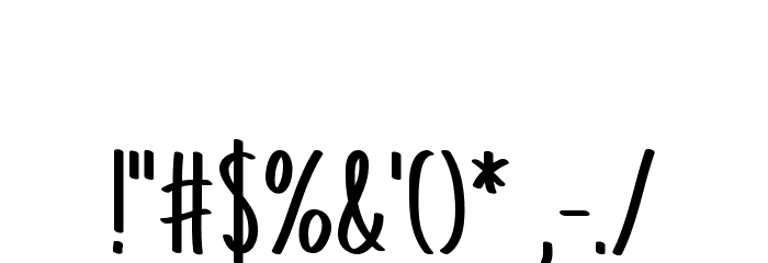 Love Radiate Font OTHER CHARS
