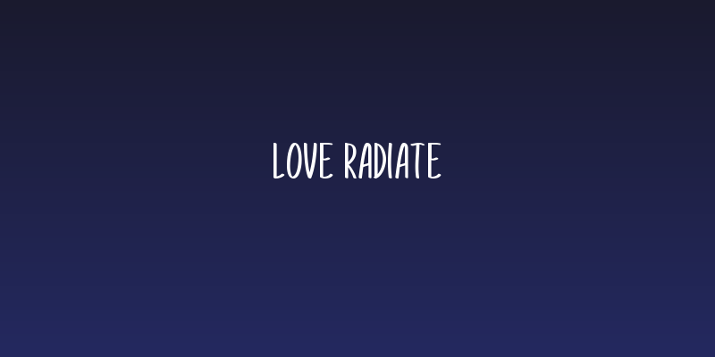 Love Radiate Social Header