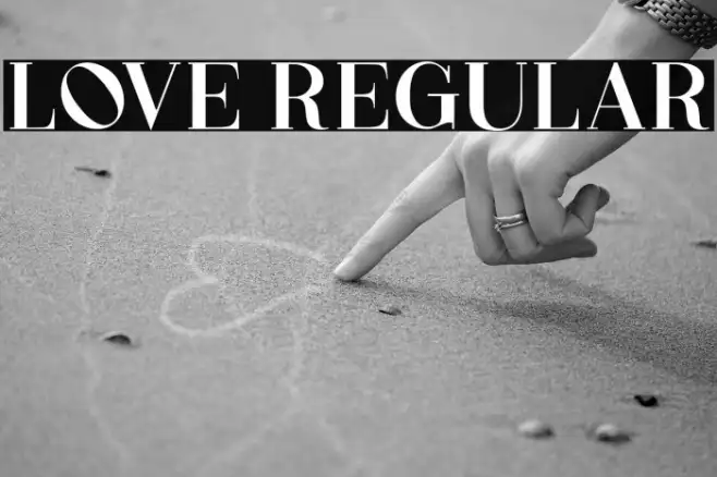 Love Regular Example 1