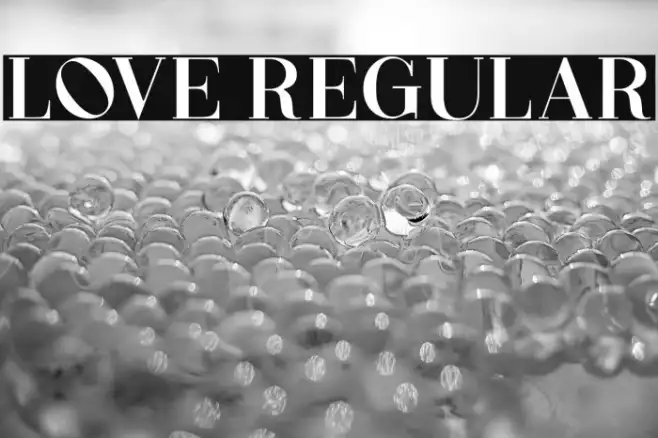 Love Regular Example 2