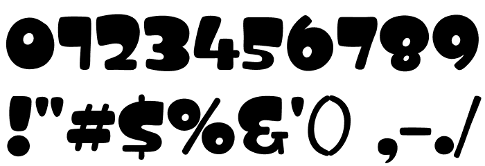 Love Roti フォント その他の文字