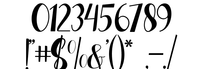 Love Roulette Font OTHER CHARS