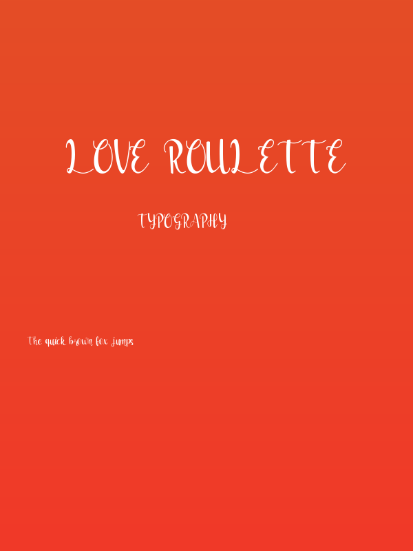 Love Roulette Poster