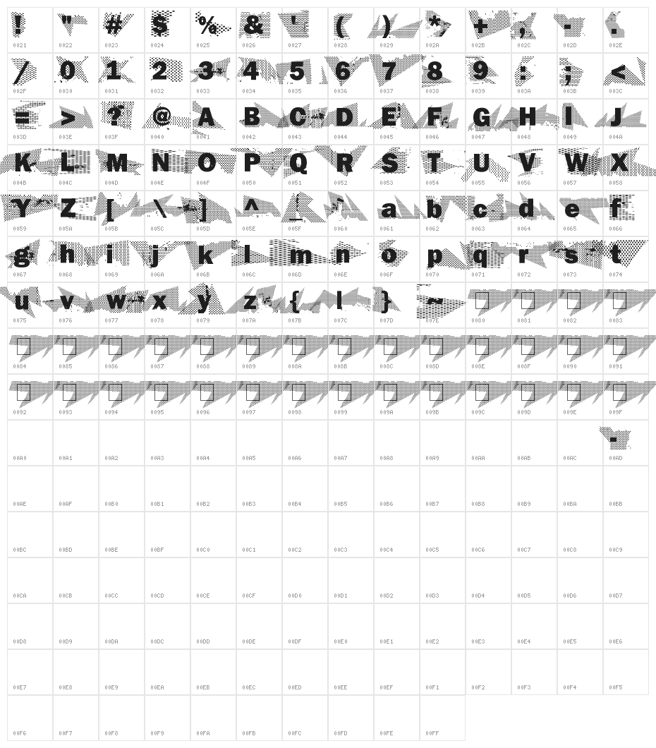 Love Runs Out Character Map