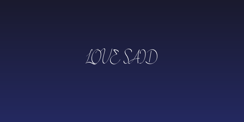 Love Said Social Header
