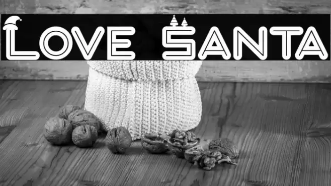 Love Santa Font examples