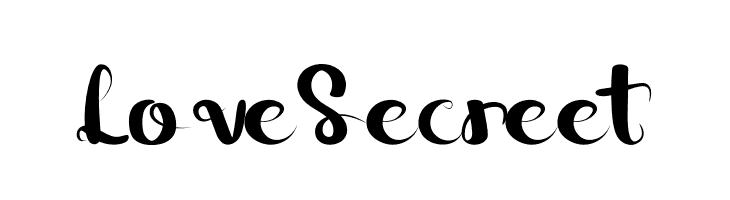 Love Secreet  नि: शुल्क फ़ॉन्ट्स डाउनलोड