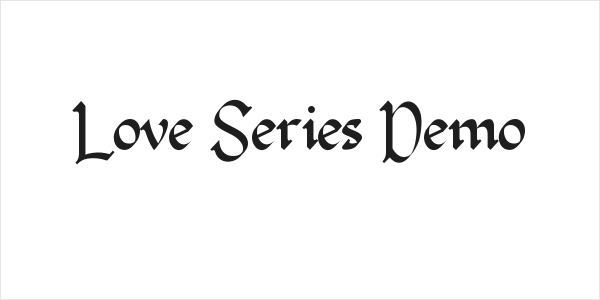 Love Series Demo Logo