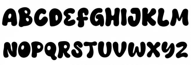 Love Sign Schriftart Groß