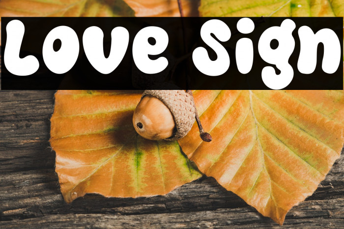 Love Sign Example 2