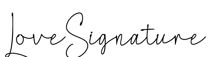 Love Signature  Descarca Fonturi Gratis