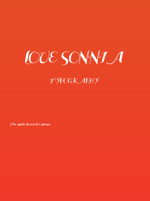 Love Sonnia Poster
