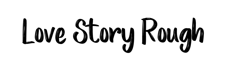 Love Story Rough  Frei Schriftart Herunterladen