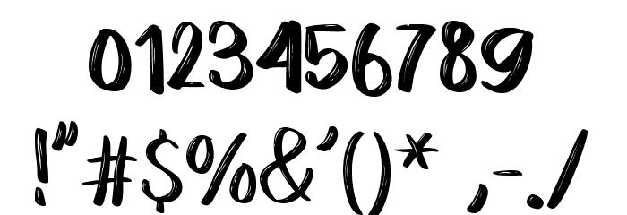 Love Story Rough Font OTHER CHARS