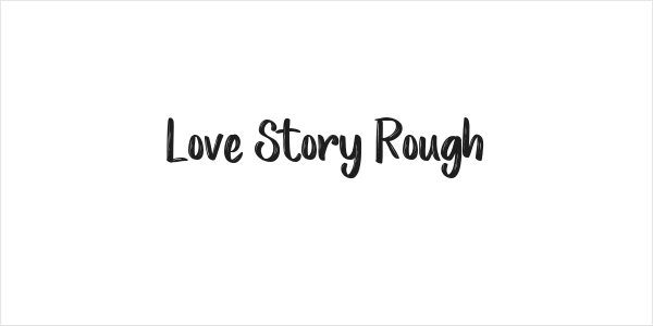 Love Story Rough Logo