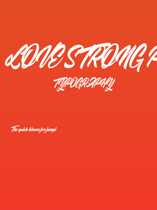 Love Strong personal Use Regular Poster