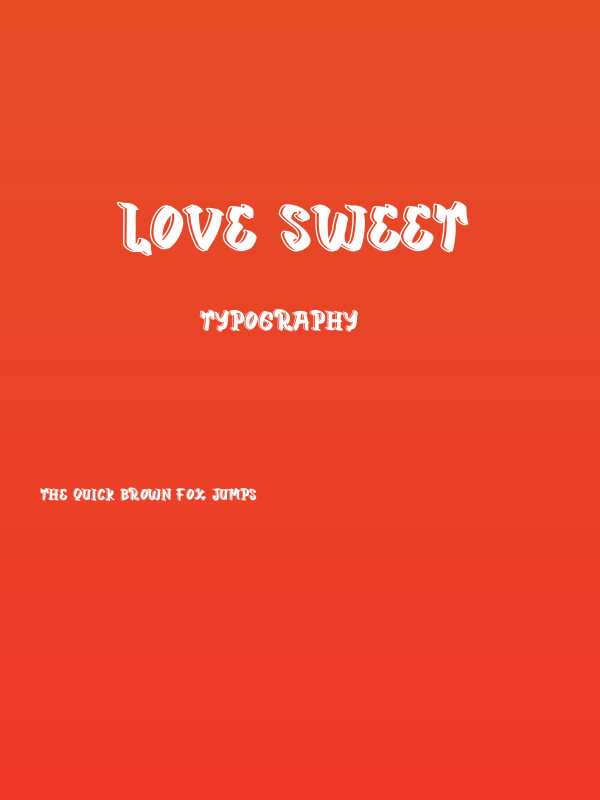 Love Sweet Poster