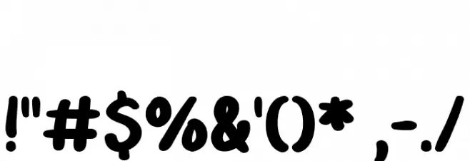 Love Taking Font OTHER CHARS