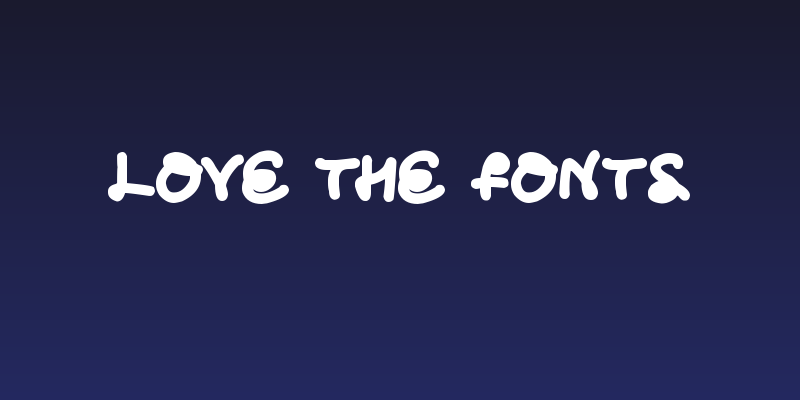 Love The Fonts Social Header