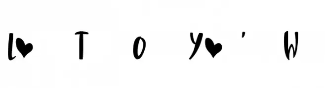 Love The One You're With  नि: शुल्क फ़ॉन्ट्स डाउनलोड