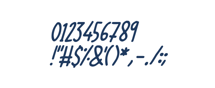 Love The Trees Italic Other Characters