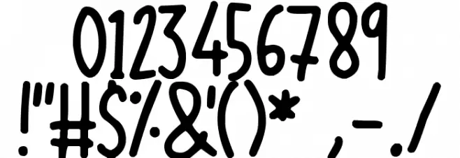 Love The Trees Font OTHER CHARS