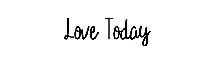 Love Today  免费字体下载