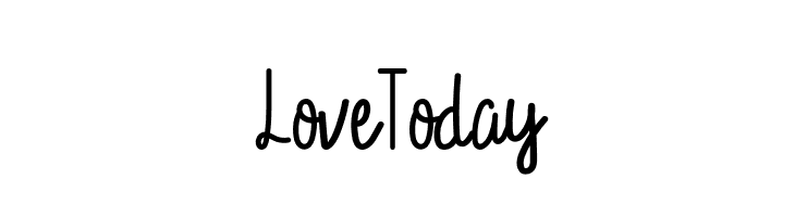 Love Today  font caratteri gratis