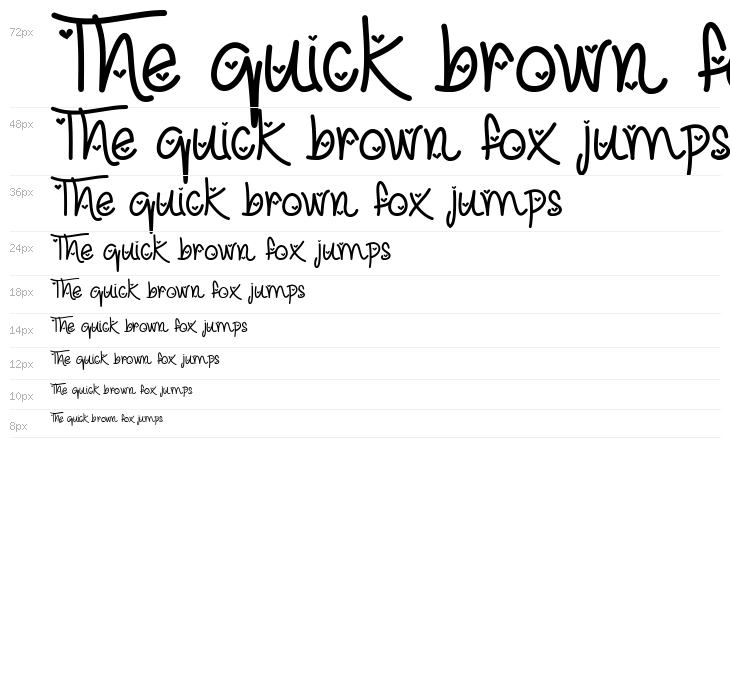 Love & Trust [Hearted] Waterfall