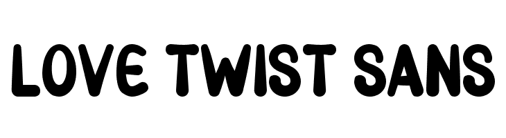 Love Twist Sans  لخطوط تنزيل