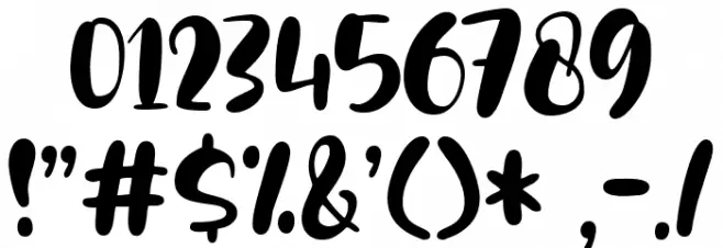 Love United Demo Font OTHER CHARS