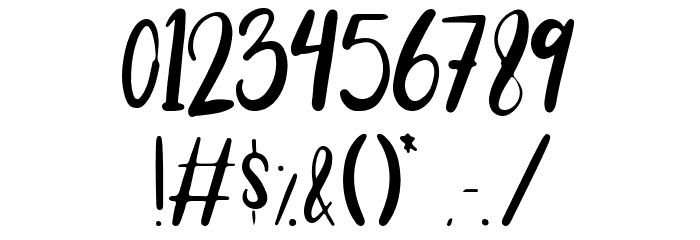 Love Whisper Regular Font OTHER CHARS