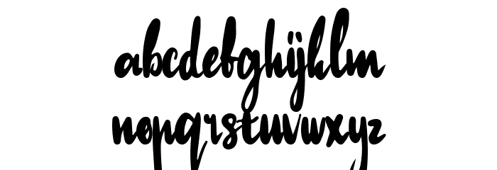 Love Whisper Regular Font LOWERCASE