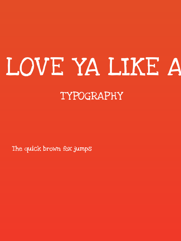 Love Ya Like A Sister Solid Poster