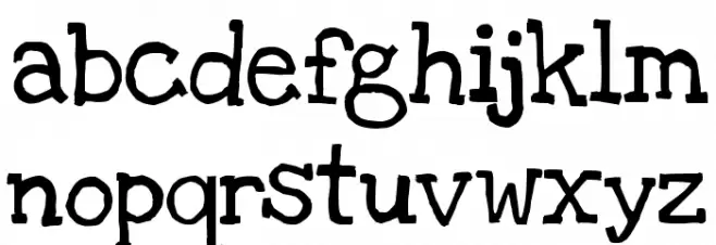 Love Ya Like A Sister Solid फ़ॉन्ट लोअरकेस