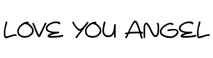 Love You Angel  नि: शुल्क फ़ॉन्ट्स डाउनलोड
