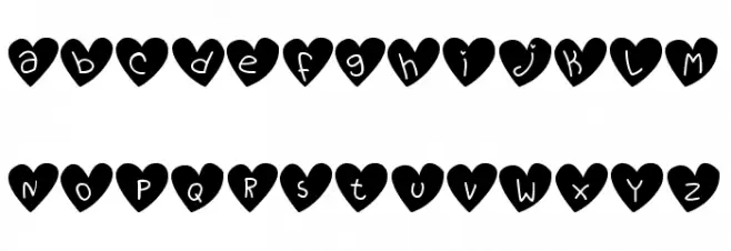 Love You tfb Fuentes MINÚSCULAS
