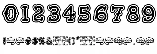 Love and Hate Font OTHER CHARS