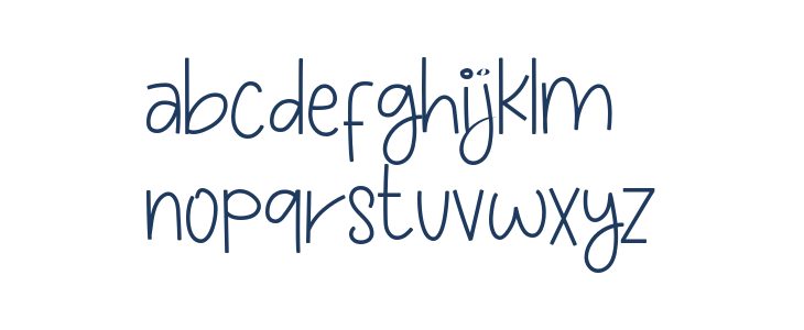 Love and sweet massage Lowercase