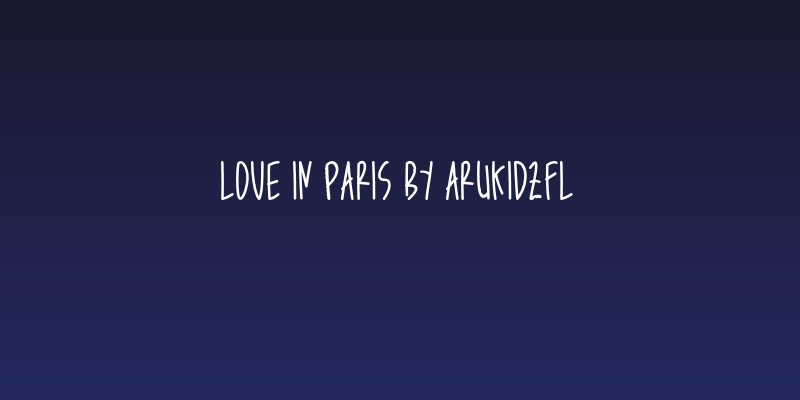 Love in Paris by arukidzfl Social Header