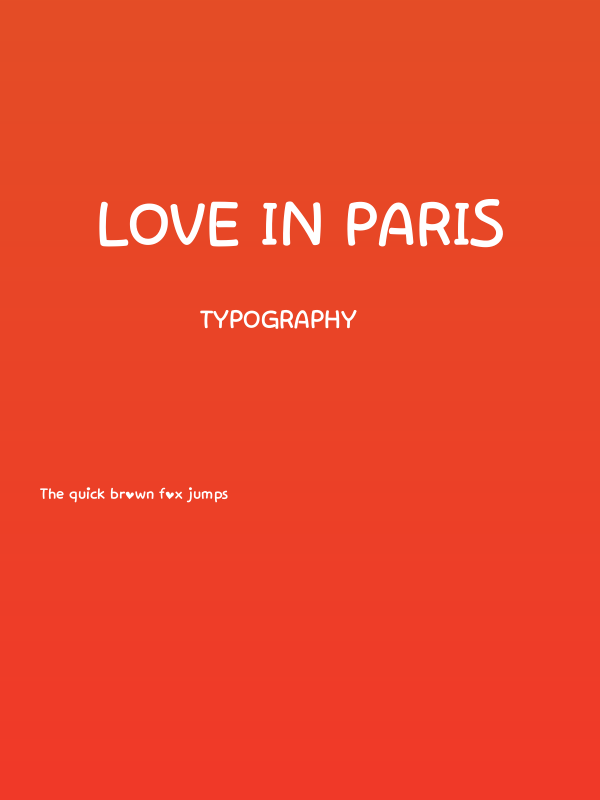 Love in Paris Poster