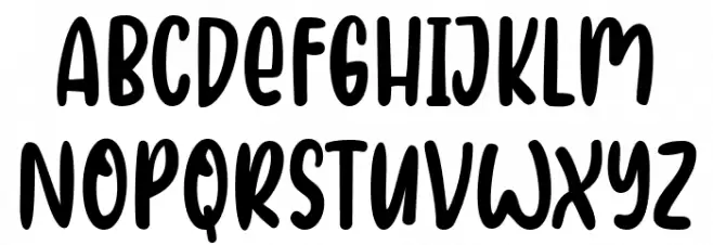 Love in space Demo Schriftart Gro&szlig;