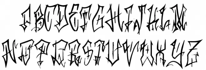 Love my tattoo Schriftart Groß