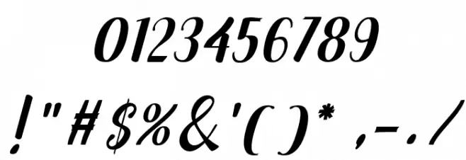 Love of Yellow Regular Font OTHER CHARS