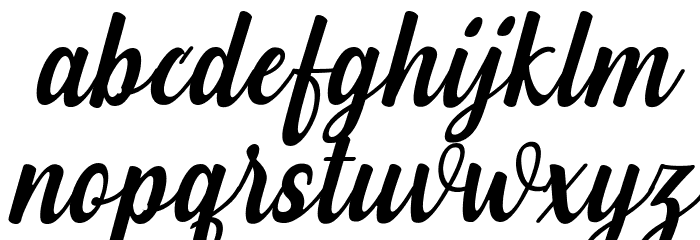 Love of Yellow Regular Font LOWERCASE