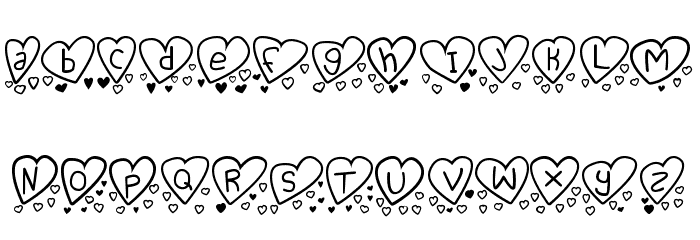 Love you too tfb Font LOWERCASE