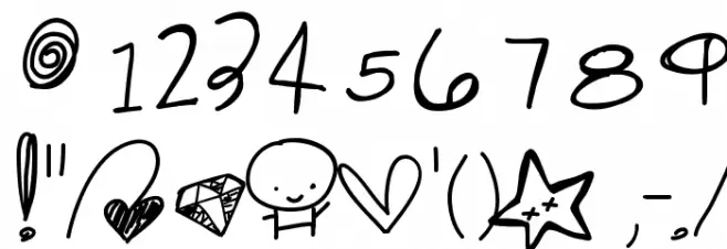 Love Font OTHER CHARS