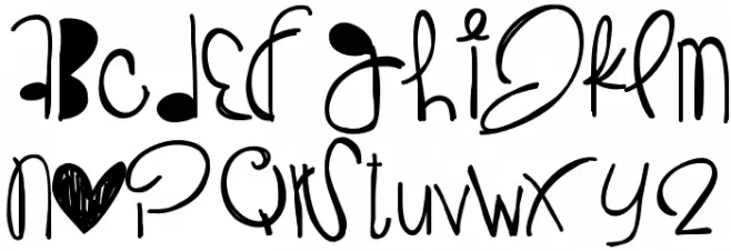 Love Schriftart Groß