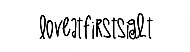 LoveAtFirstSight  フリーフォントのダウンロード
