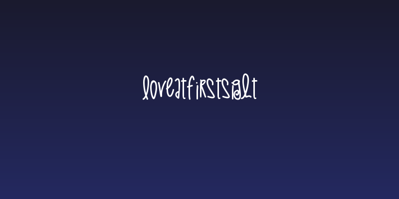 LoveAtFirstSight Social Header
